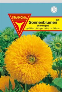 Sonnenblumen gef&uuml;llt niedrig Frankonia Samen