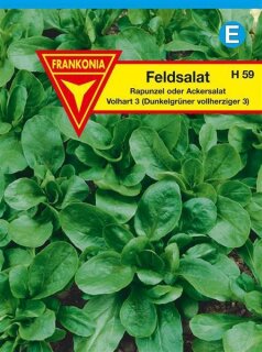 Feldsalat Dunkelgr. vollherziger Großpackung Frankonia Samen
