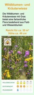 Wildblumen- und Kräuterwiese 100 g