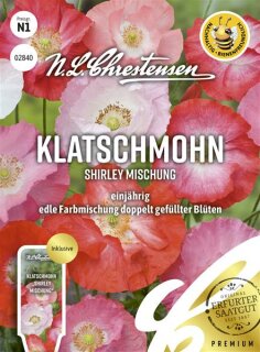 Klatschmohn Shirley Mischung