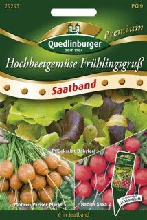 Hochbeet Fr&uuml;hlingsgru&szlig; (Saatband)