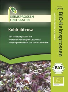 Bio-Kohlrabi rosa