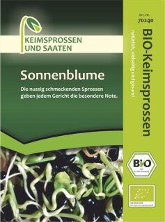 Bio-Sonnenblumen